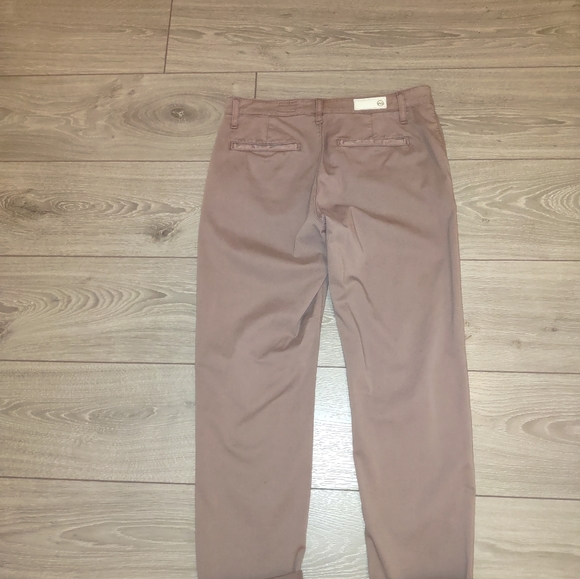 Caden cropped cotton blend twill slim legged pants - Picture 8 of 9